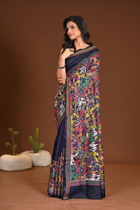 PURE SILK KANTHA SAREE