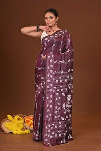 RAJNANDINI BLENDED SILK KANTHA SAREE