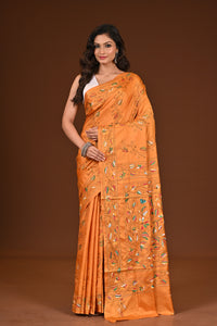 BLENDED SILK KANTHA SAREE