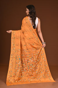 BLENDED SILK KANTHA SAREE