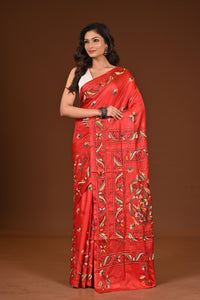 BLENDED SILK KANTHA SAREE