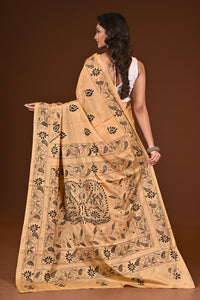 BLENDED SILK KANTHA SAREE