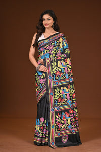 BLENDED SILK KANTHA SAREE
