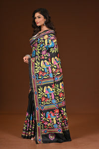 BLENDED SILK KANTHA SAREE