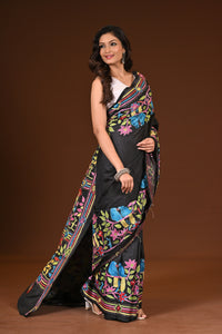 BLENDED SILK KANTHA SAREE
