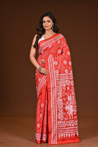 BLENDED SILK KANTHA SAREE