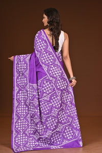 BLENDED SILK KANTHA SAREE