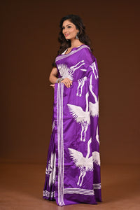 BLENDED SILK KANTHA SAREE