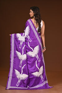 BLENDED SILK KANTHA SAREE