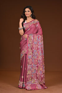 BLENDED SILK KANTHA SAREE