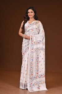 BLENDED SILK KANTHA SAREE