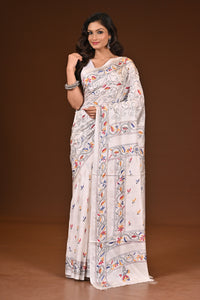 BLENDED SILK KANTHA SAREE