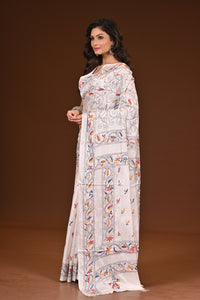 BLENDED SILK KANTHA SAREE