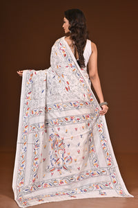 BLENDED SILK KANTHA SAREE