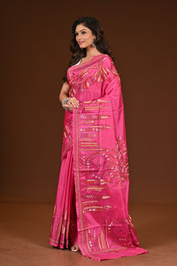 BLENDED SILK KANTHA SAREE