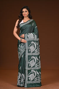 BLENDED SILK KANTHA SAREE