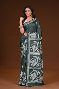 BLENDED SILK KANTHA SAREE