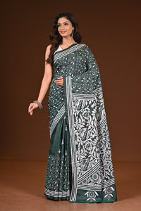 BLENDED SILK KANTHA SAREE