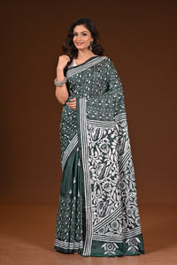 BLENDED SILK KANTHA SAREE