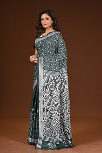 BLENDED SILK KANTHA SAREE