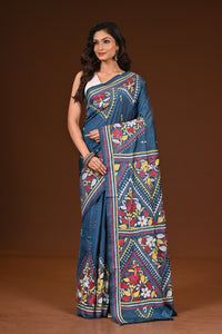 BLENDED SILK KANTHA SAREE