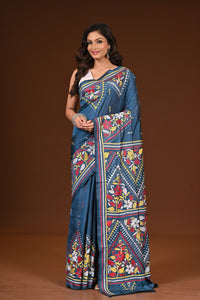 BLENDED SILK KANTHA SAREE