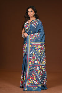 BLENDED SILK KANTHA SAREE