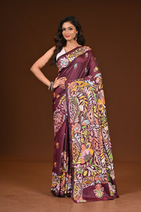 BLENDED SILK KANTHA SAREE