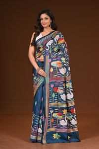 BLENDED SILK KANTHA SAREE