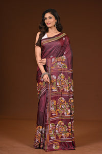 BLENDED SILK KANTHA SAREE