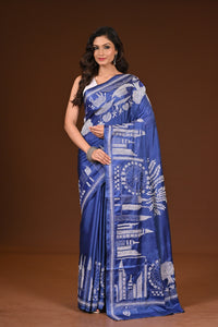 BLENDED SILK KANTHA SAREE