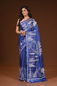 BLENDED SILK KANTHA SAREE