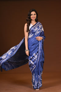 BLENDED SILK KANTHA SAREE