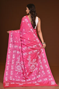 BLENDED SILK KANTHA SAREE