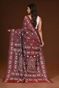 BLENDED SILK KANTHA SAREE