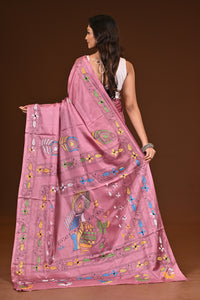 BLENDED SILK KANTHA SAREE