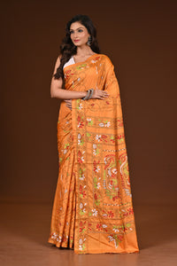 BLENDED SILK KANTHA SAREE
