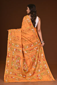 BLENDED SILK KANTHA SAREE