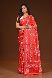 BLENDED SILK KANTHA SAREE