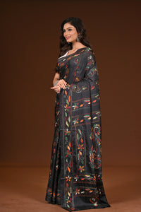 BLENDED SILK KANTHA SAREE