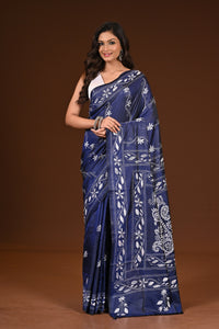 BLENDED SILK KANTHA SAREE