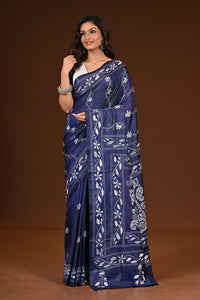 BLENDED SILK KANTHA SAREE