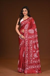 BLENDED SILK KANTHA SAREE
