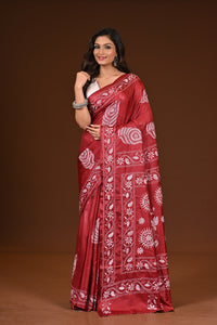 BLENDED SILK KANTHA SAREE