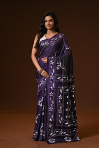 BLENDED SILK KANTHA SAREE