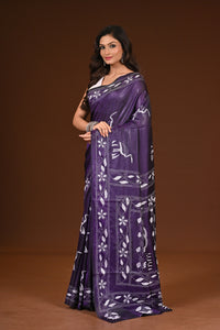 BLENDED SILK KANTHA SAREE