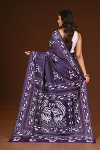 BLENDED SILK KANTHA SAREE