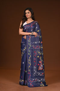 BLENDED SILK KANTHA SAREE