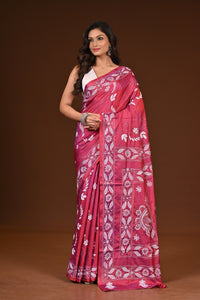 BLENDED SILK KANTHA SAREE