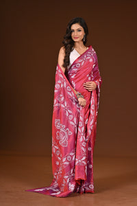 BLENDED SILK KANTHA SAREE